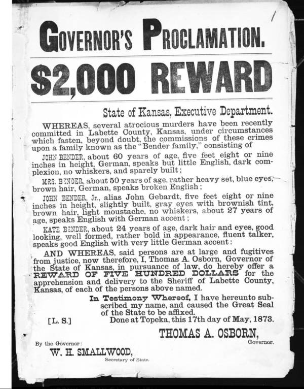 Bender Family Reward