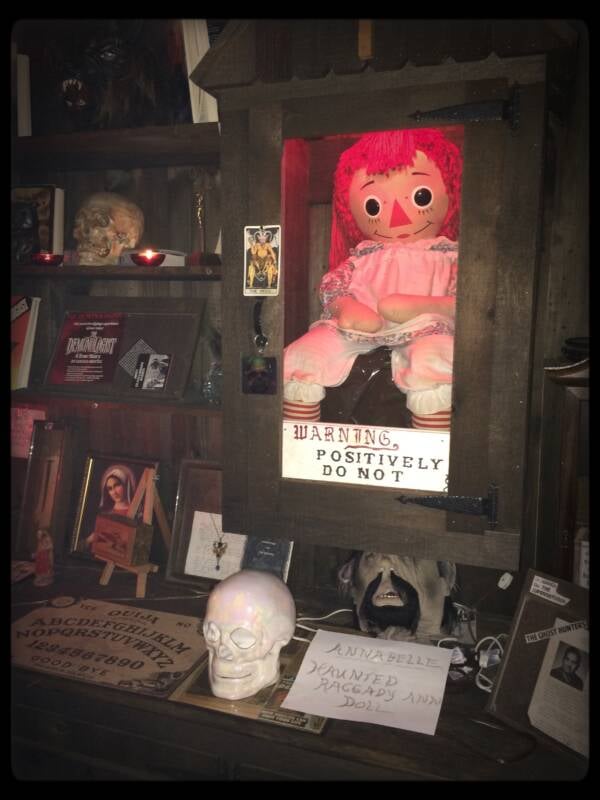 The Real Annabelle In A Museum